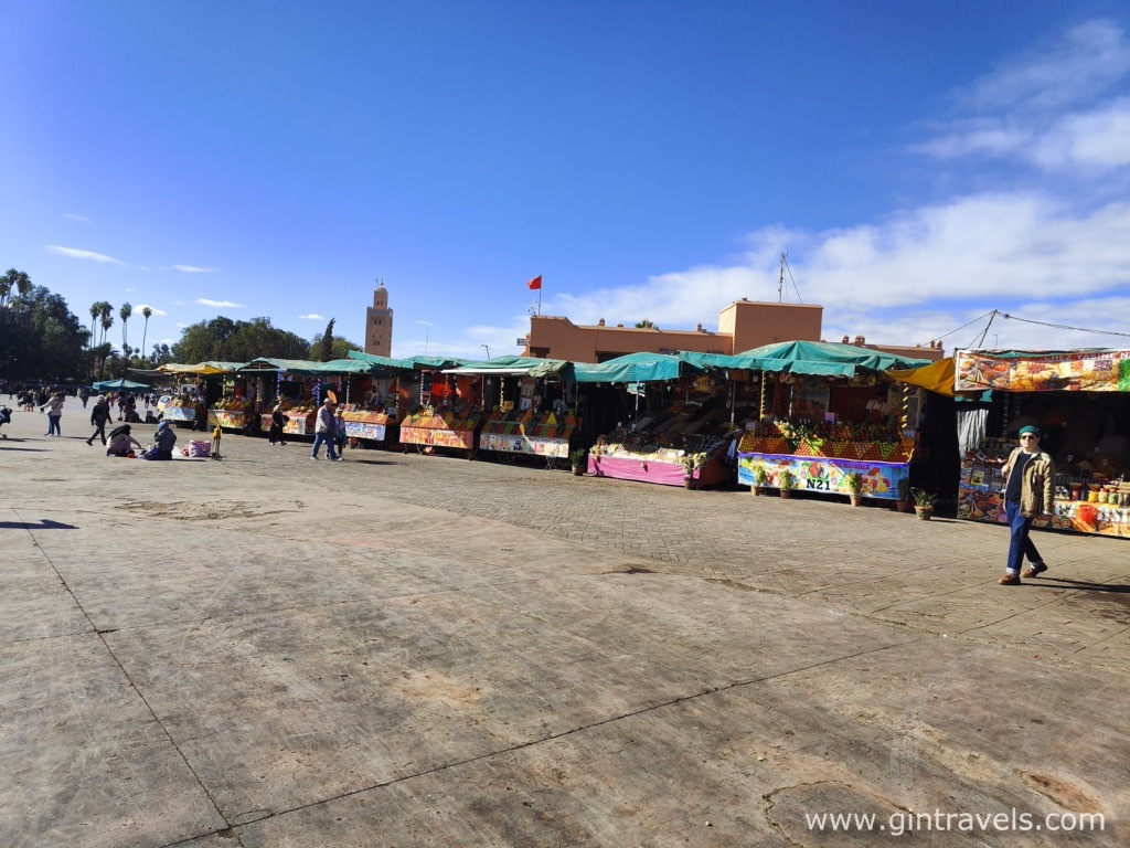 Dirty Jemaa el-Fnaa square