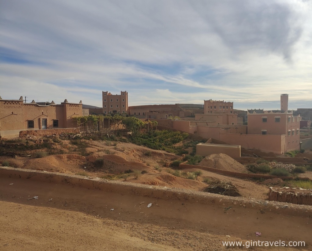 Trash by the road, Morocco