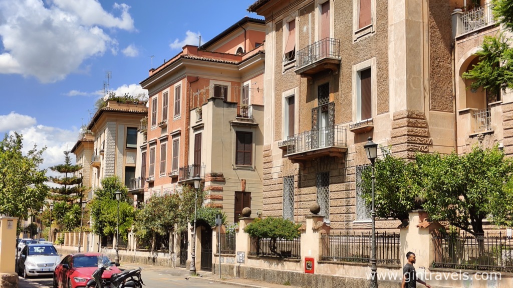 Beautiful houses in Rome
