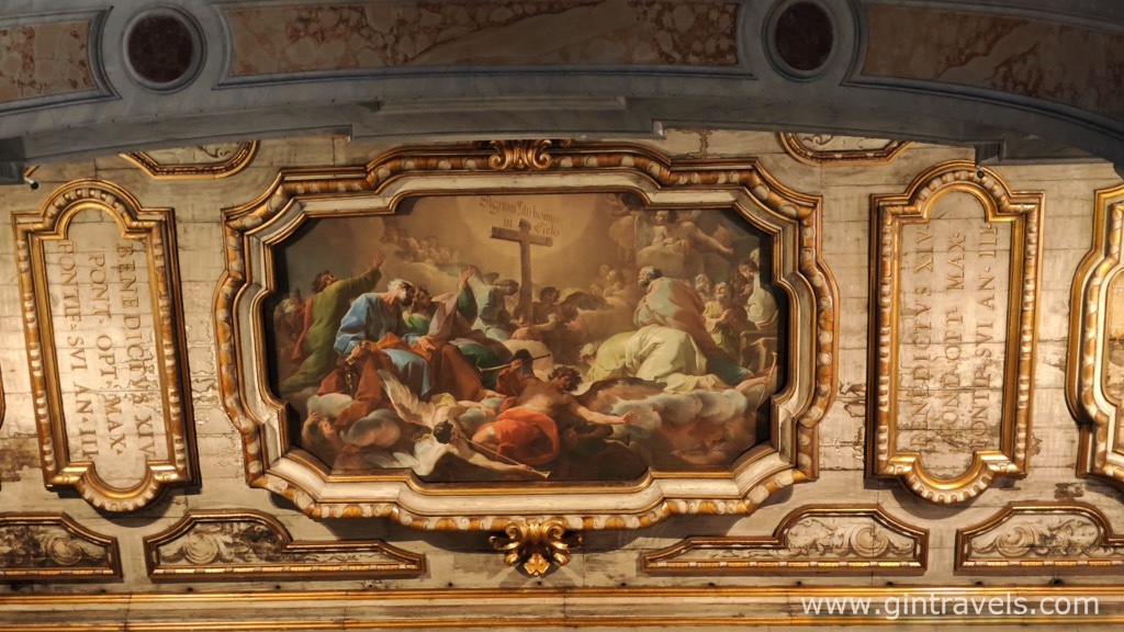 Frescoe above the main altar