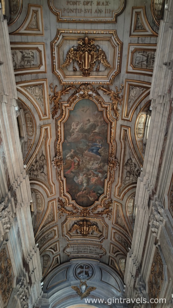 The ceiling of Basilica di Santa Croce in Gerusalemme