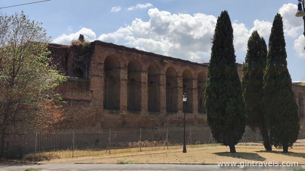 Aurelian Walls in Giardini Viale Carlo Felice