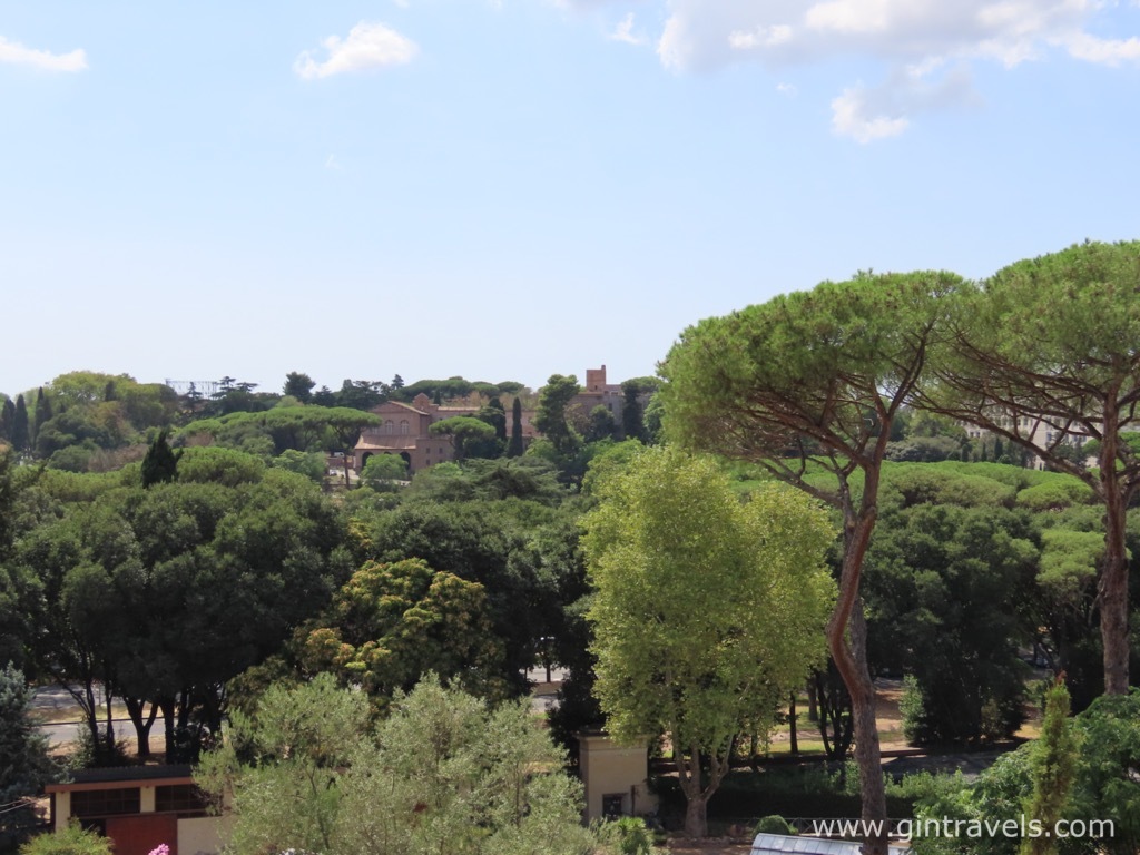 The view from Villa Celimontana
