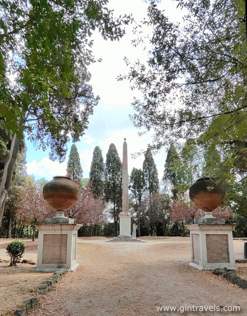 Majestic view of Matteian Obelisk