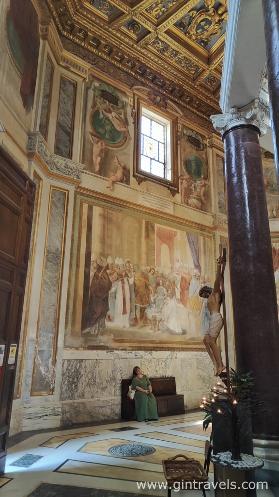 Frescoes in Lateran Baptistery