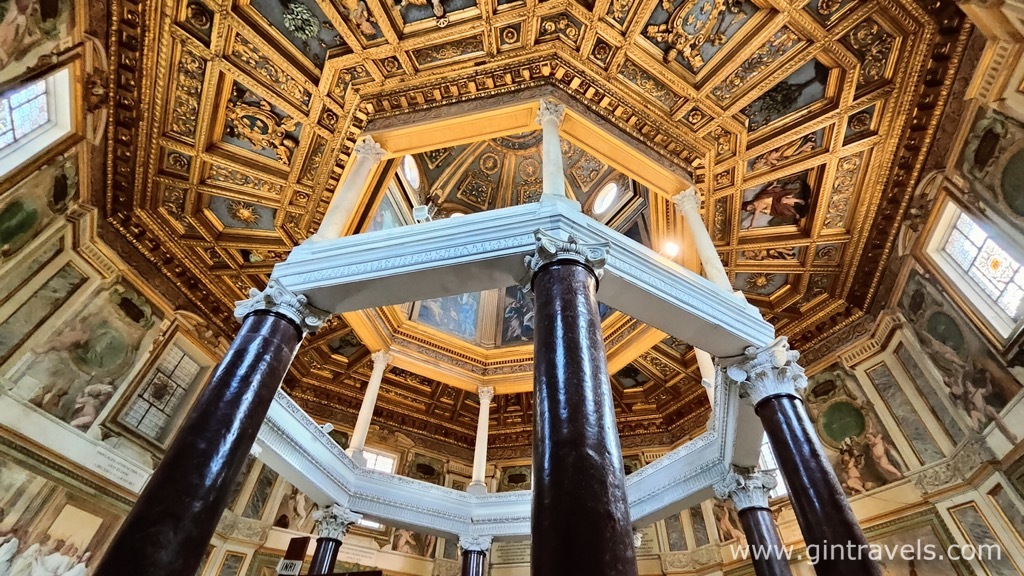 The ceiling of Lateran Baptistery