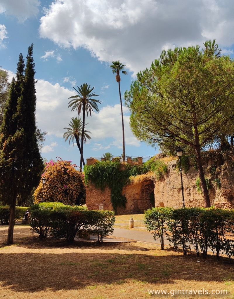 The beauty of Parco del Colle Oppio