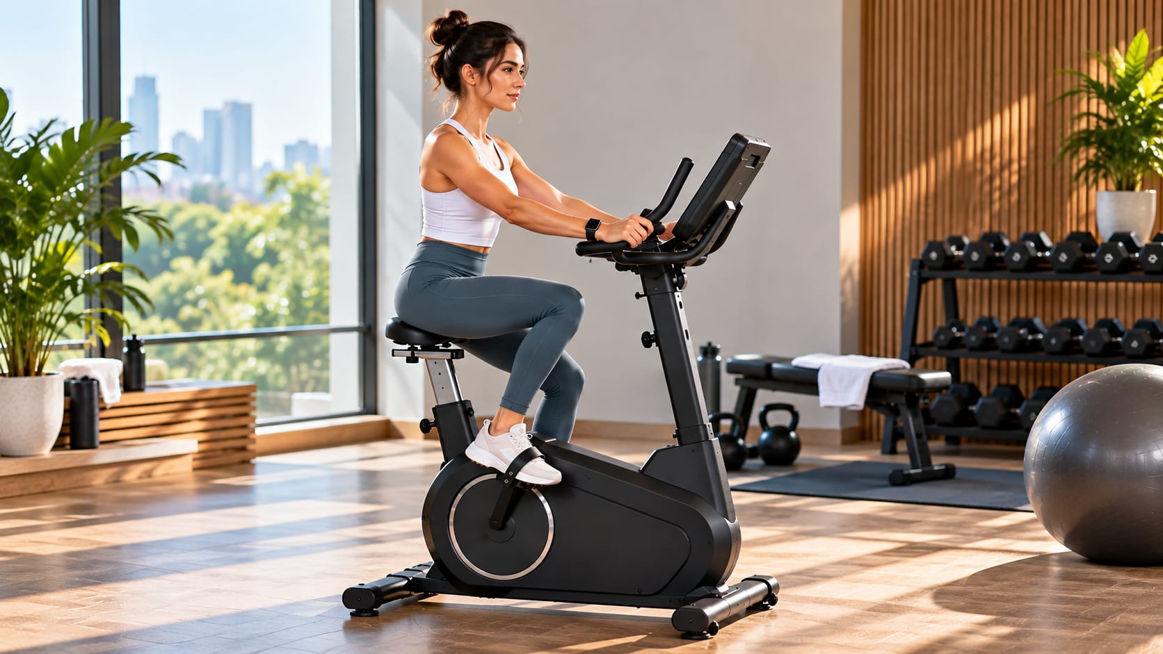 How to Set Proper Posture on an Upright Bike