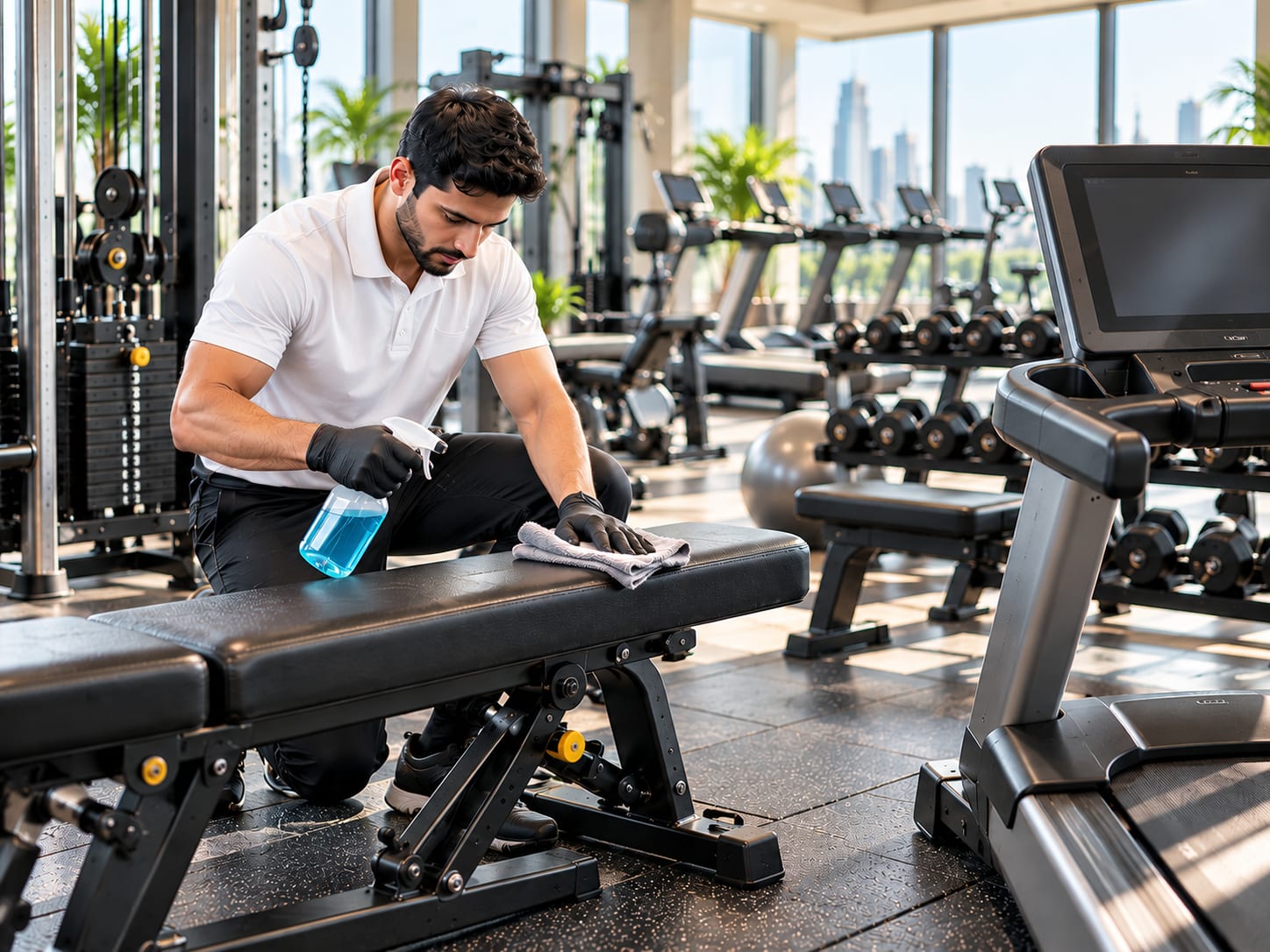 How to Clean Gym Equipment Safely: Complete Sanitization Guide in Saudi Arabia