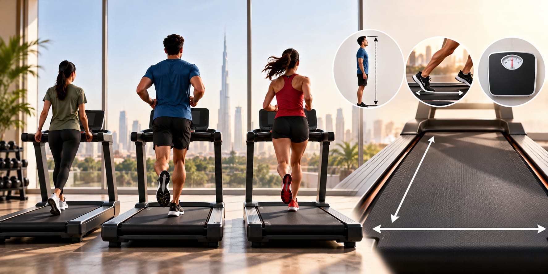 Treadmill Belt Size Guide: Choose the Right Running Surface for Your Height and Weight in Qatar
