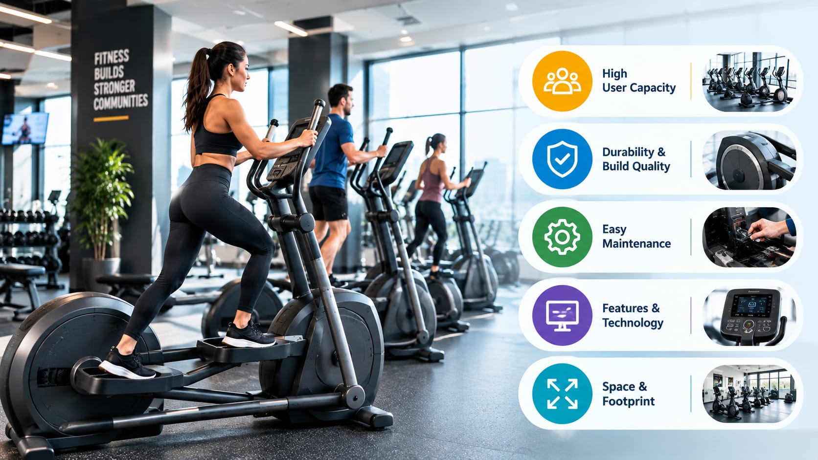 How Do You Choose the Right Elliptical for High-Traffic Fitness Facilities?