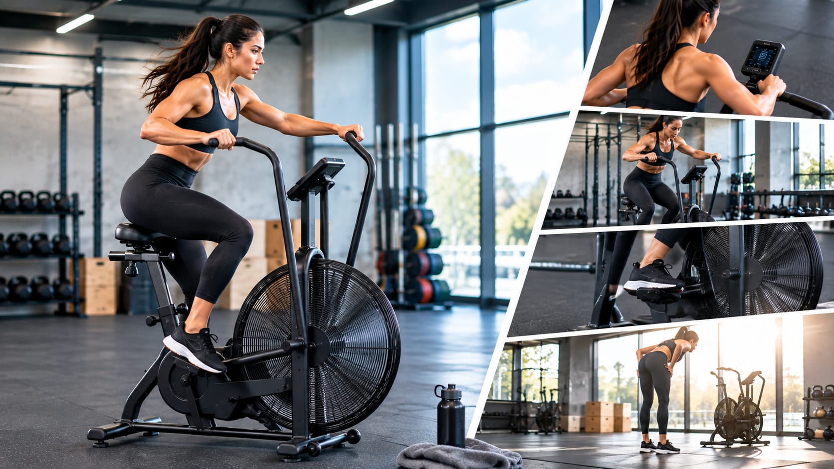 How to Do a 20 Minute HIIT Workout on an Air Bike