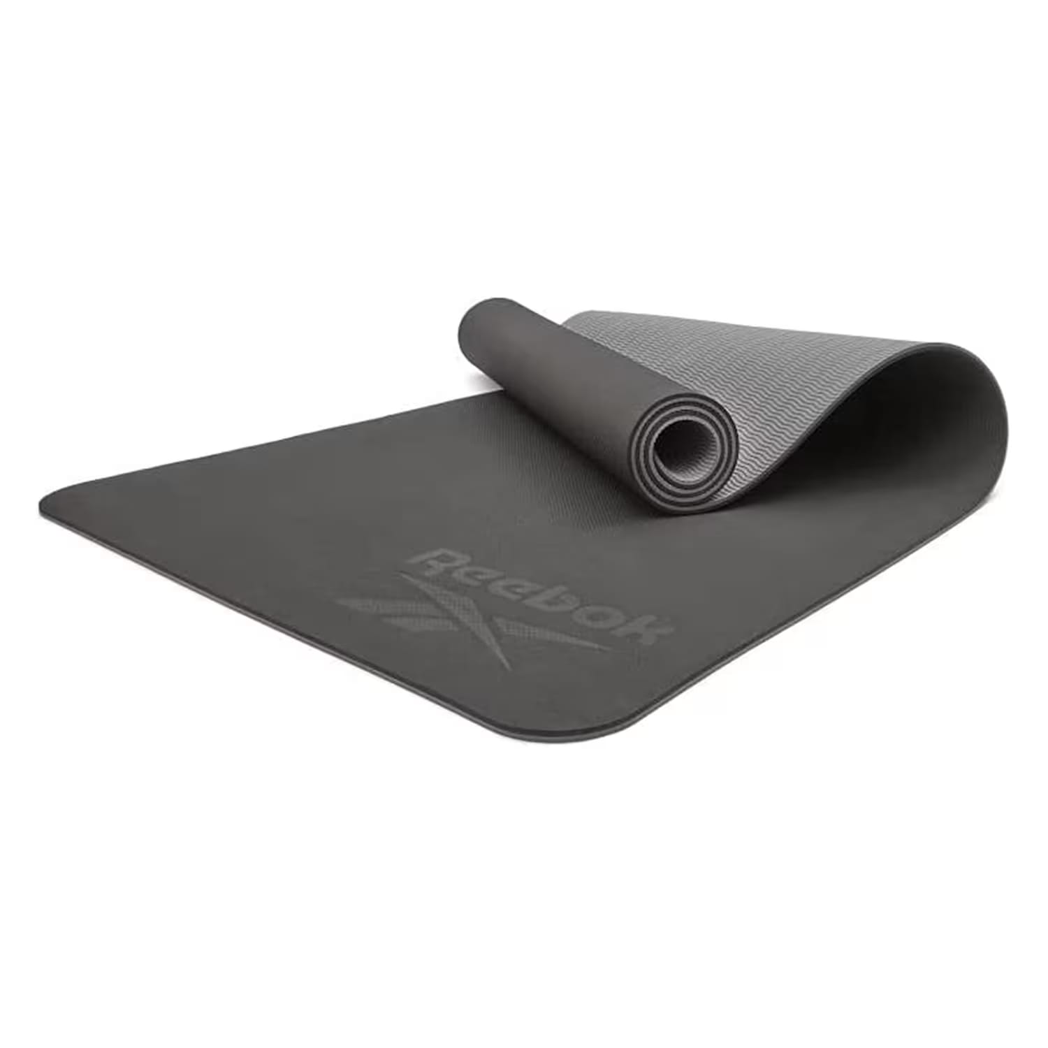 Reebok Fitness Double Sided 6mm Yoga Mat, Black