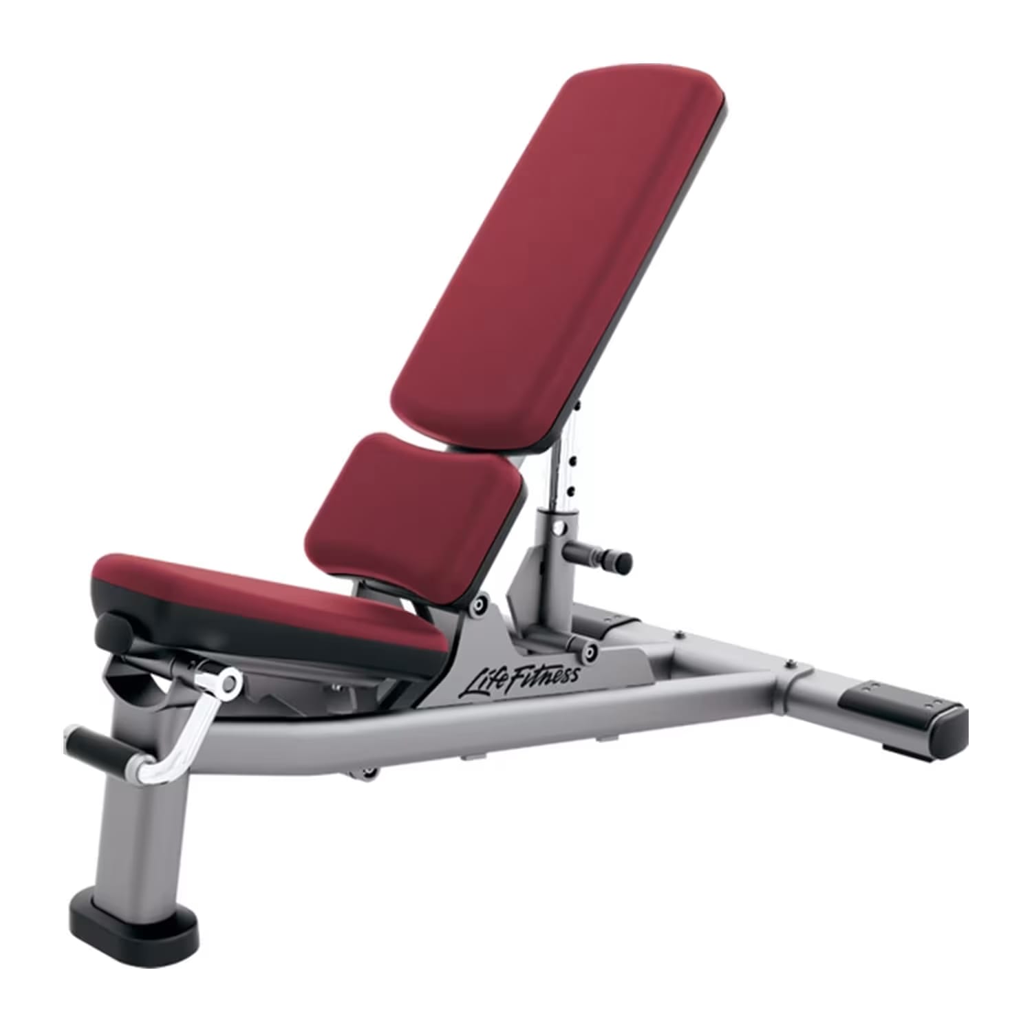 Buy Life Fitness Signature Multi Adjustable Bench Platinum Cranberry Online at Best Price in UAE