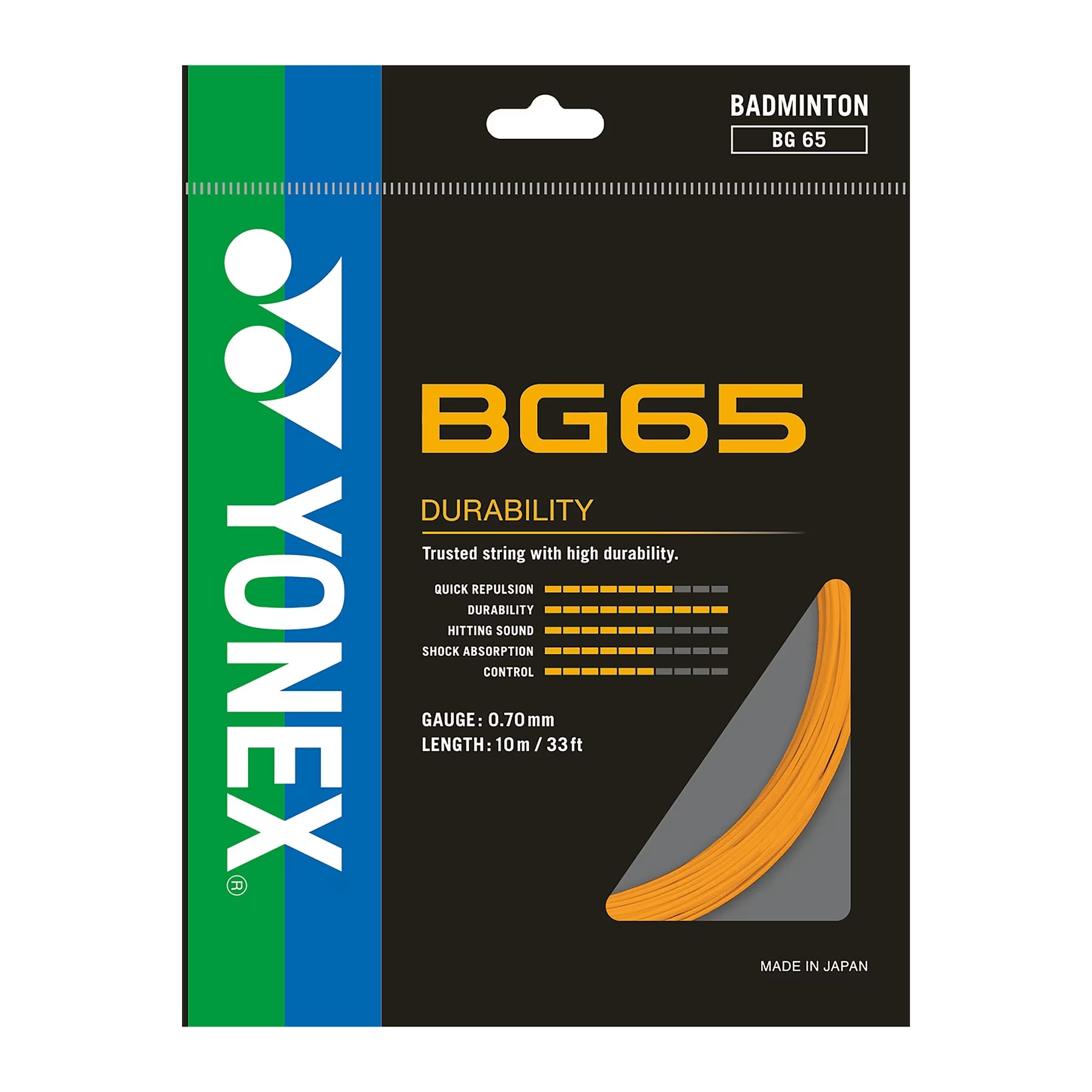 Yonex BG65-2 Badminton String (200mtr)