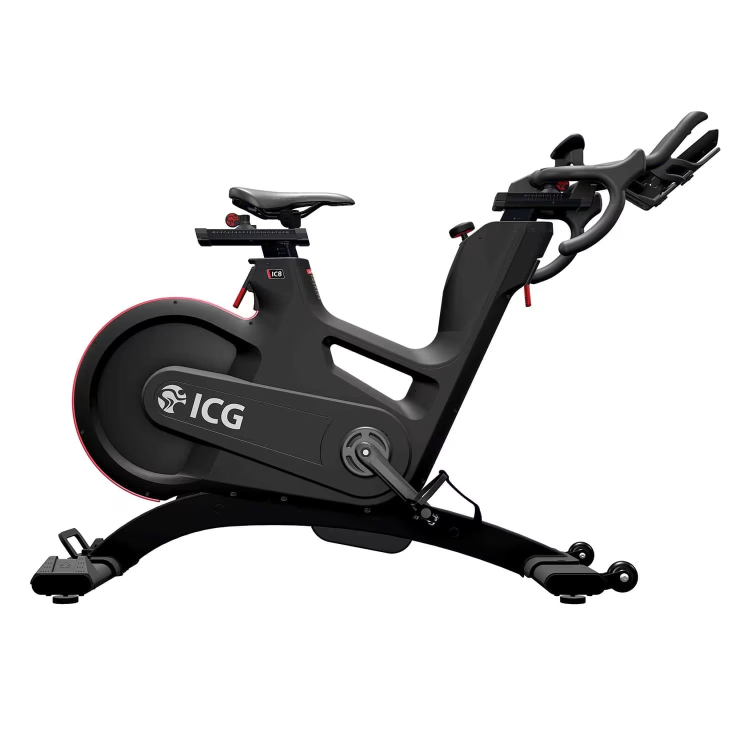 Buy Life Fitness IC8 Chain Drive Indoor Cycle Matt Black Online at Best Price in UAE