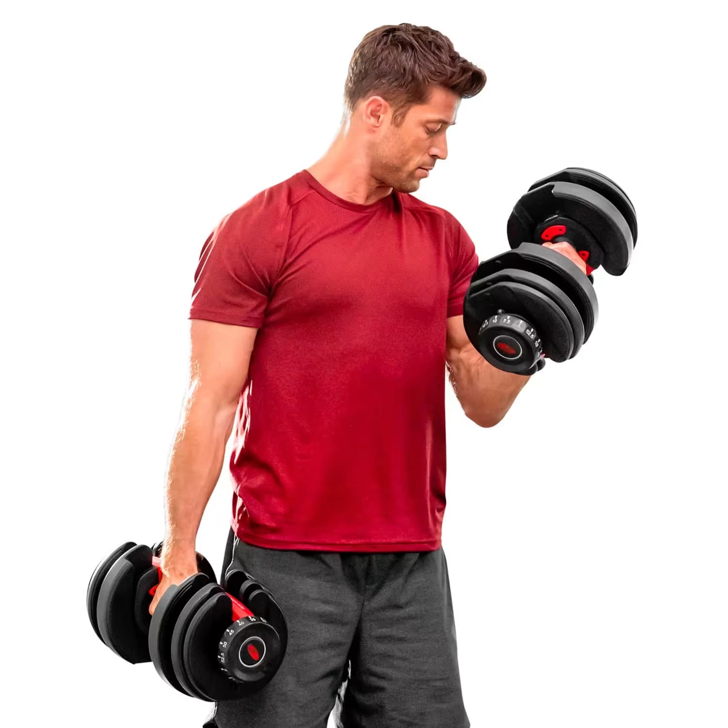Bowflex SelectTech 5-52lb Dumbbells, Single Piece