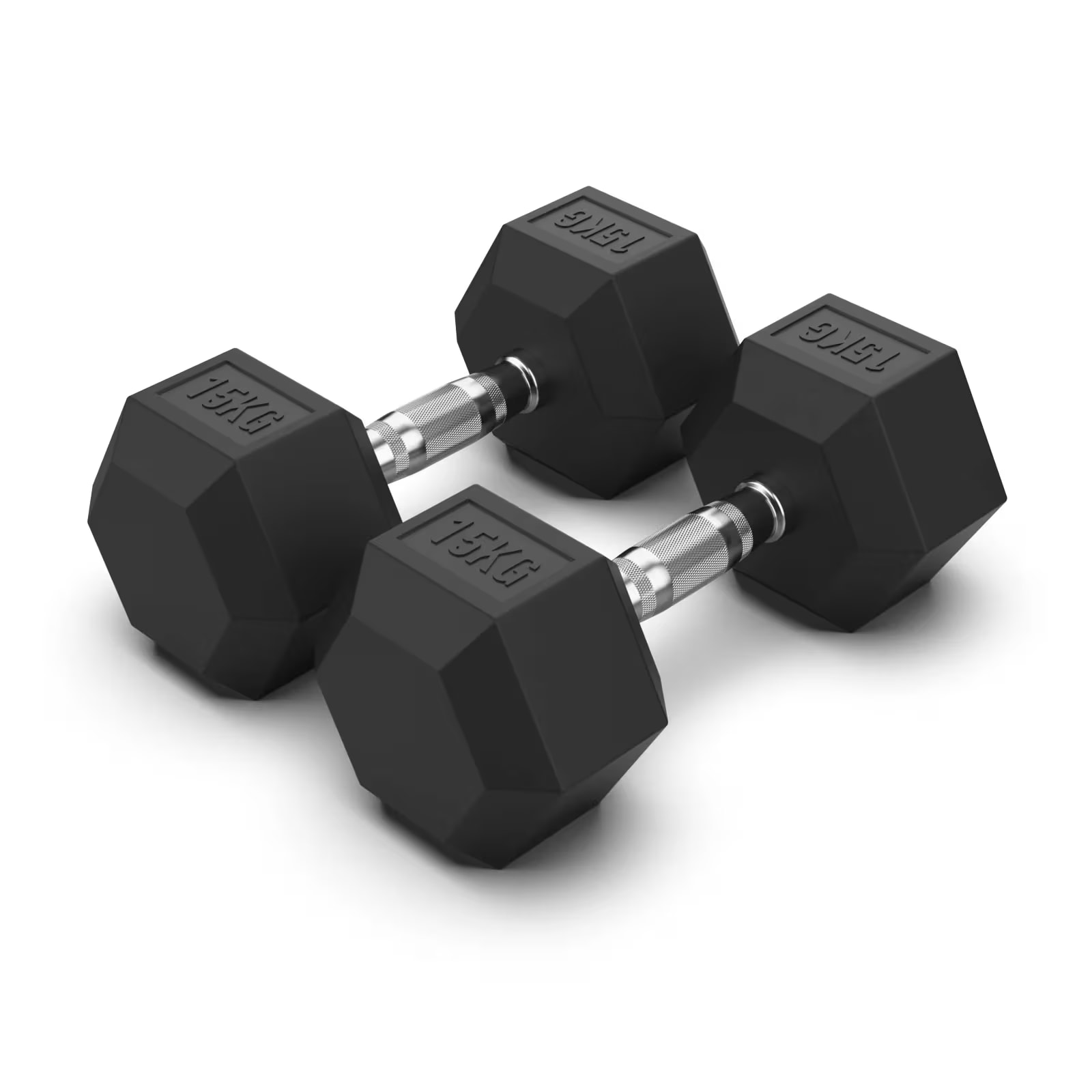 VIRTUS Hex Rubber Coated Dumbbell