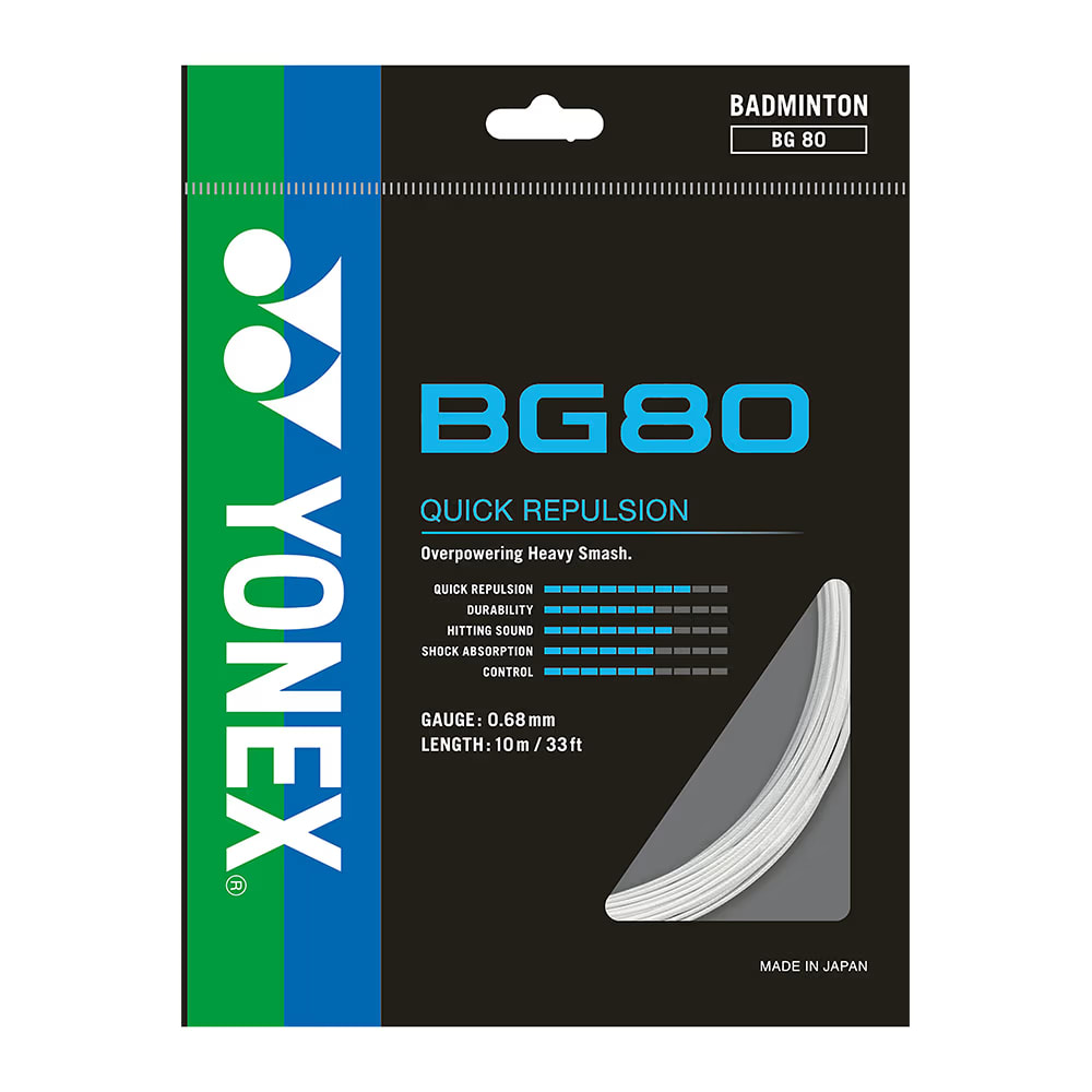 Yonex BG80 Badminton String (10mtr)