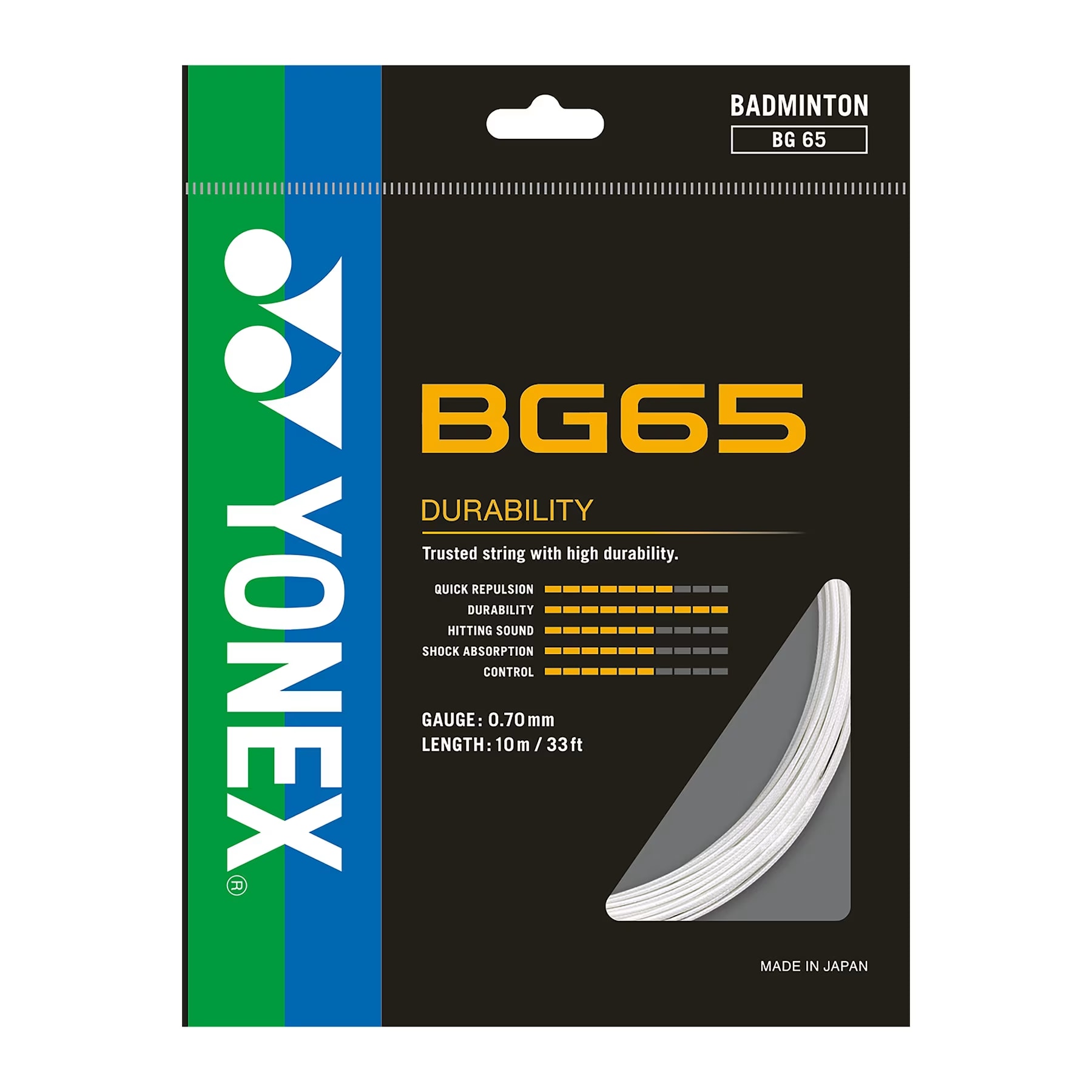 Yonex BG65-2 Badminton String (200mtr)