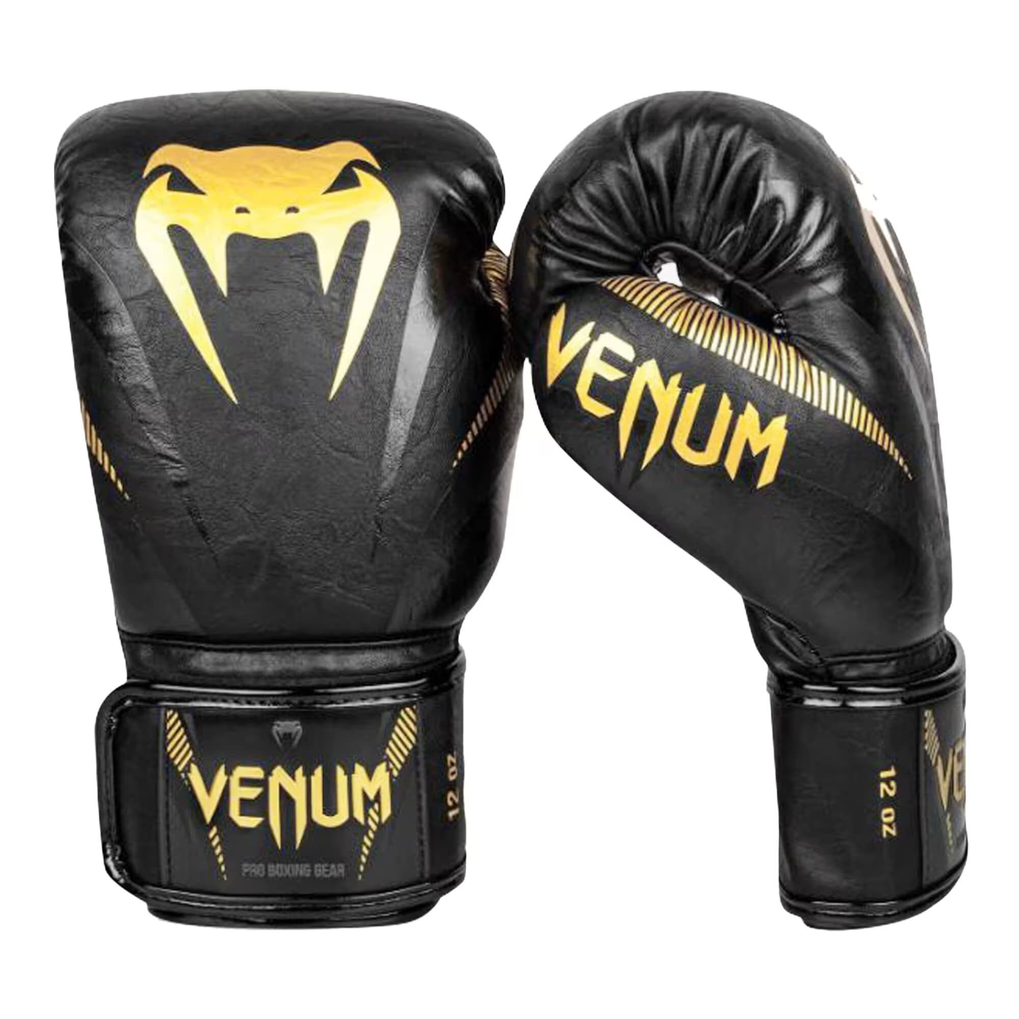 Venum Impact Boxing Gloves, Black/Gold