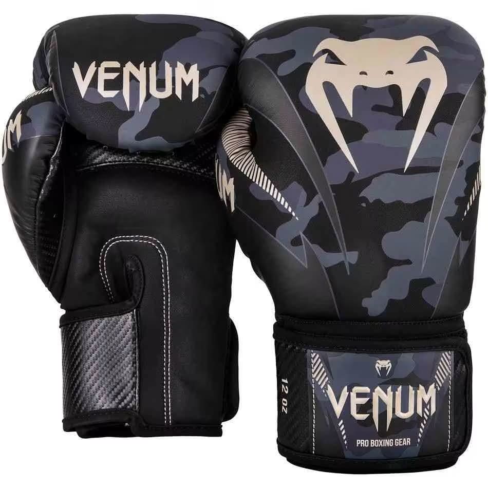 Venum Impact Boxing Gloves, Black/Grey