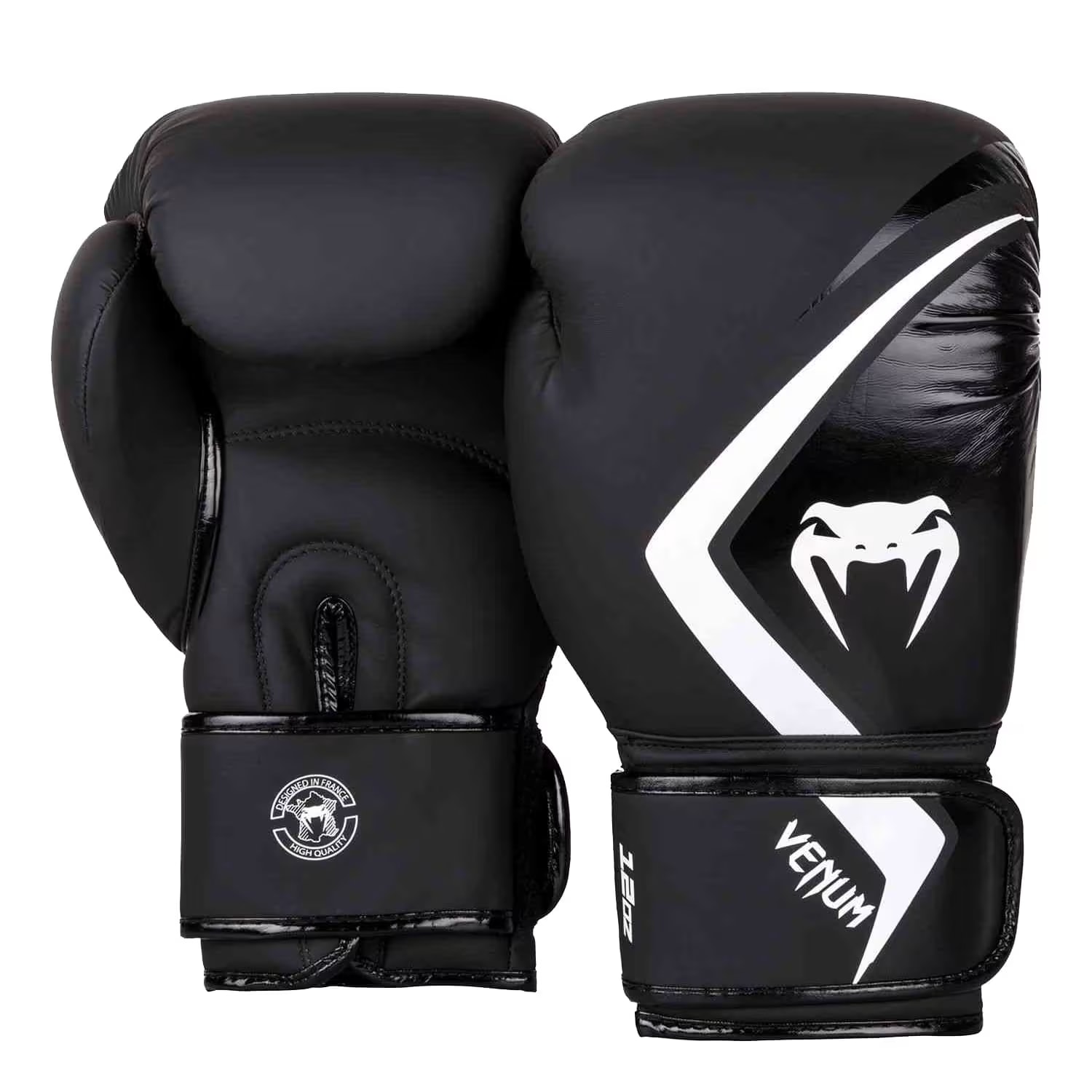 Venum Contender 2.0 Boxing Glove, Black/Grey, White