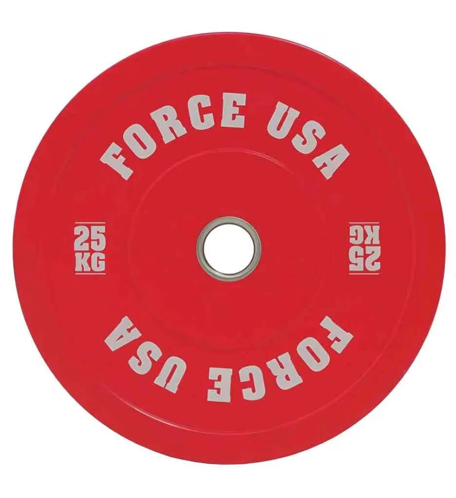 Force USA Pro Grade Coloured Bumper Plates (Sold Individually)