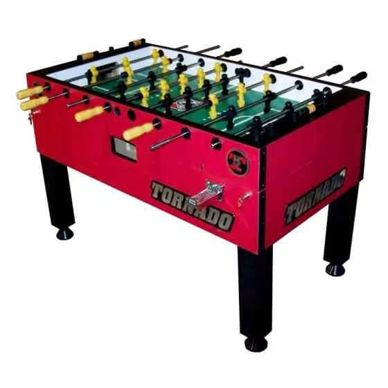 Tornado Coin Platinum Tour Edition Football Table, Red