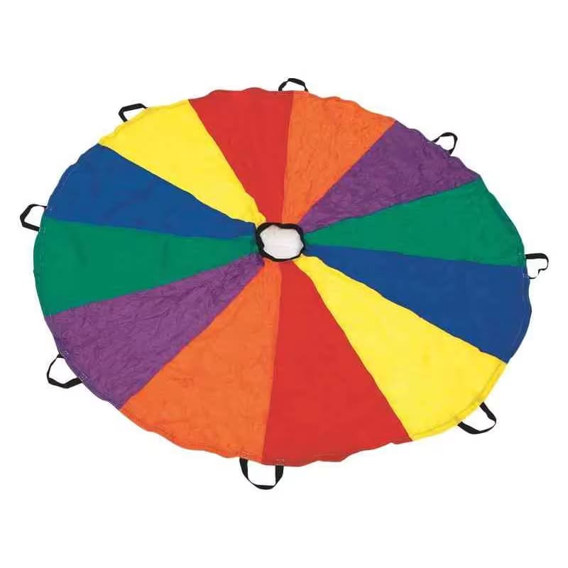 Dawson Sports Rainbow Parachute - 6m diameter (20 handles)