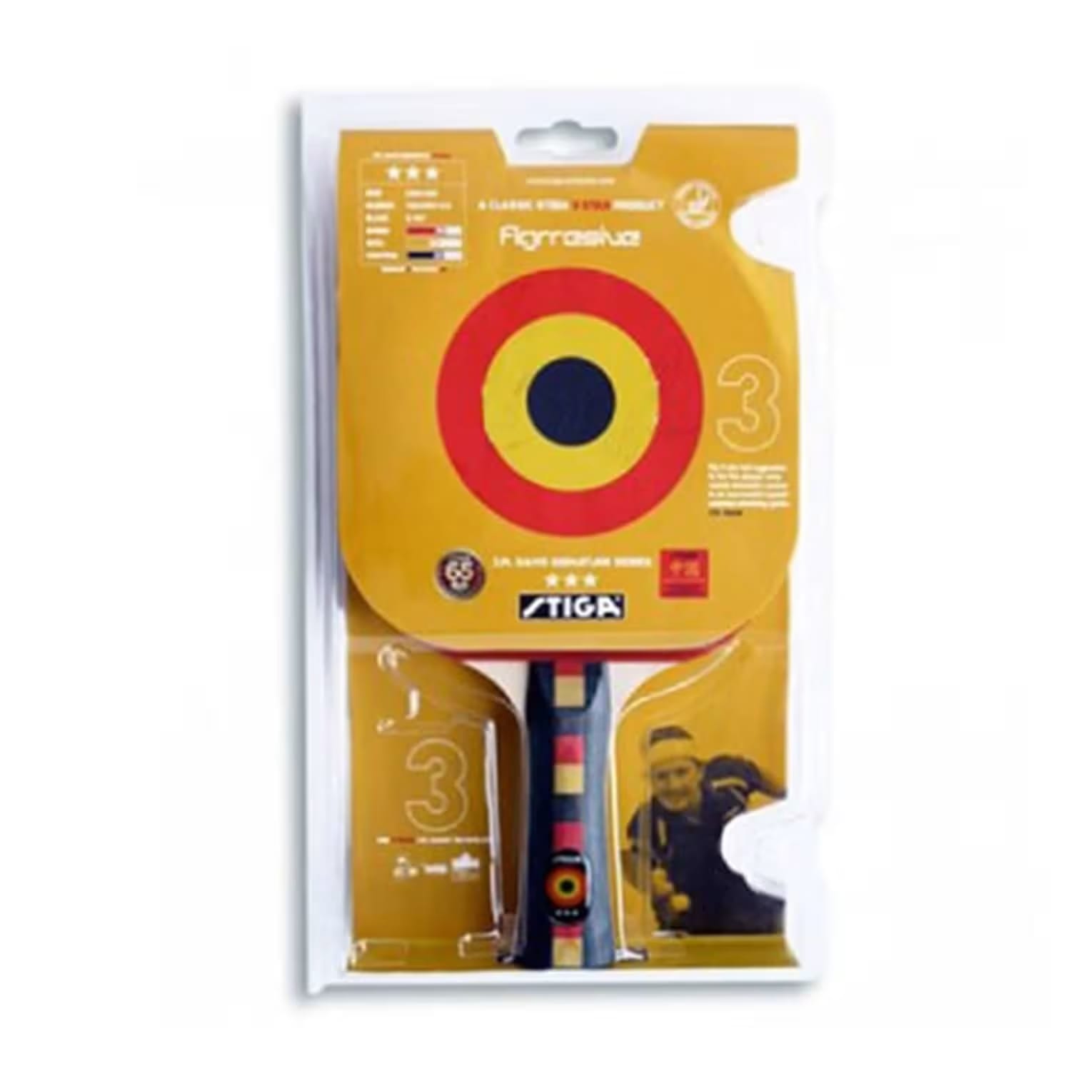 Stiga Aggressive TT Bat, 3 Star