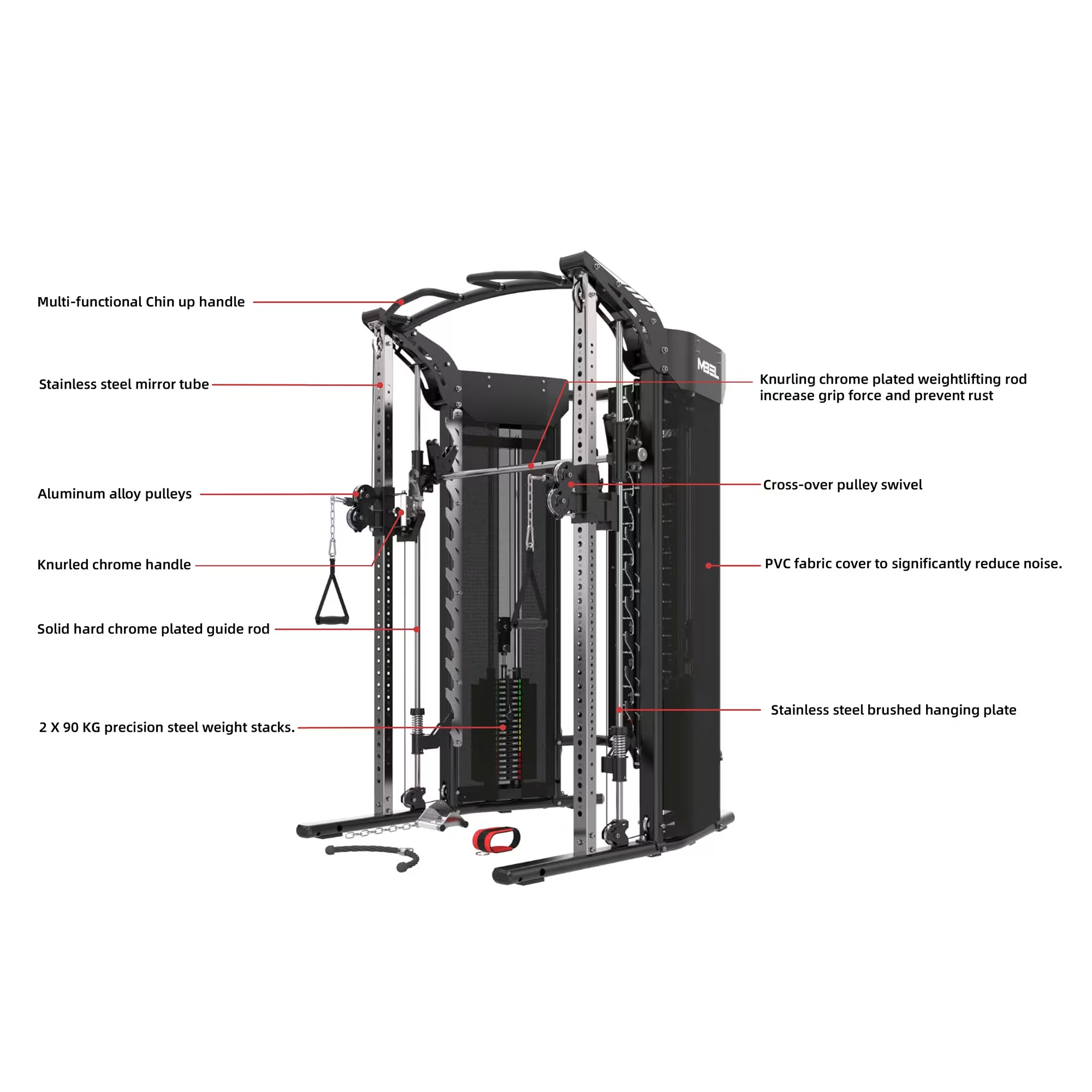 MBEL All In One Functional Trainer IBL-FT900H | Ex-Display