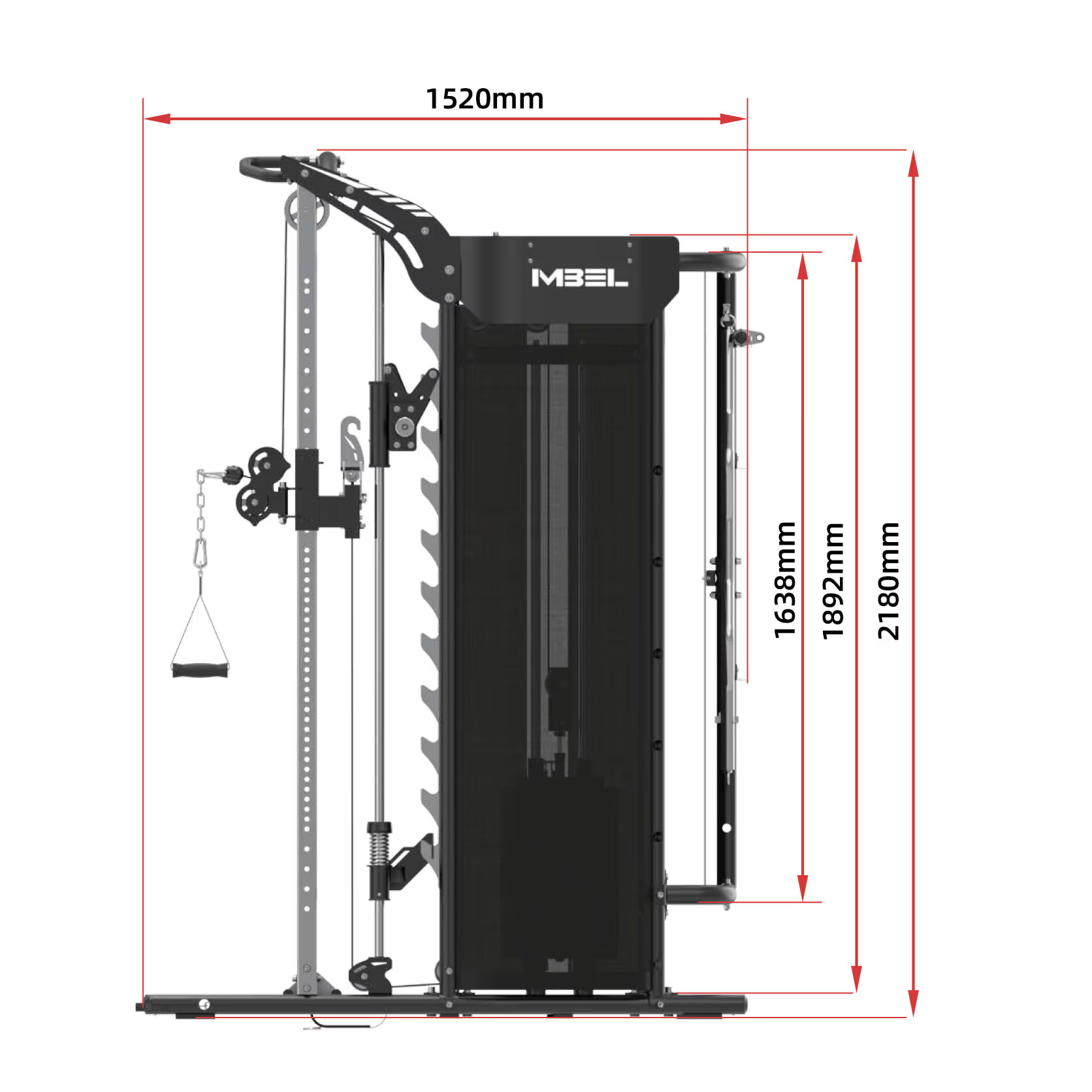 MBEL All In One Functional Trainer IBL-FT900H | Ex-Display