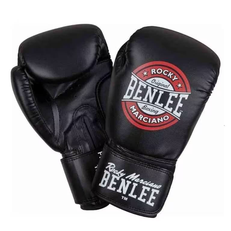 Benlee Artificial Leather Boxing Gloves, Black, 14 Oz