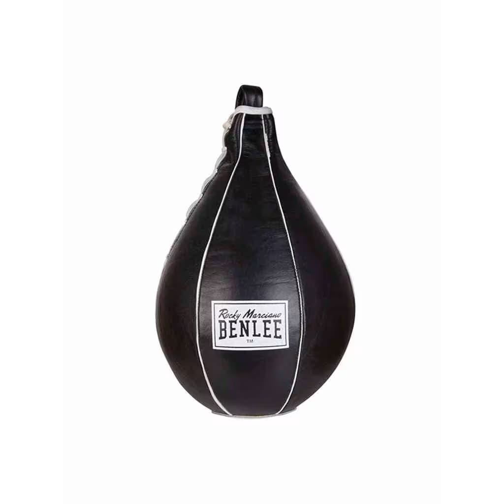Benlee Large Leather Speedball, Mack Black/White