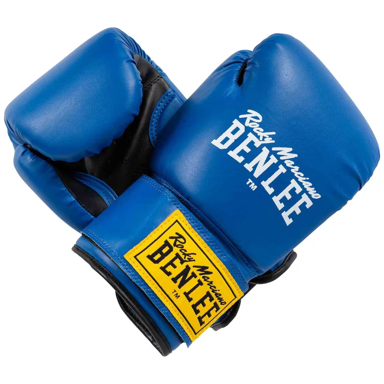 Benlee 10 Oz Rodney Artificial Leather Boxing Gloves, Blue