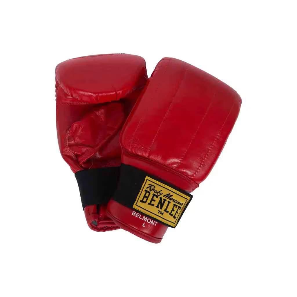 Benlee XL Belmont Leather Gloves Mitts, Red
