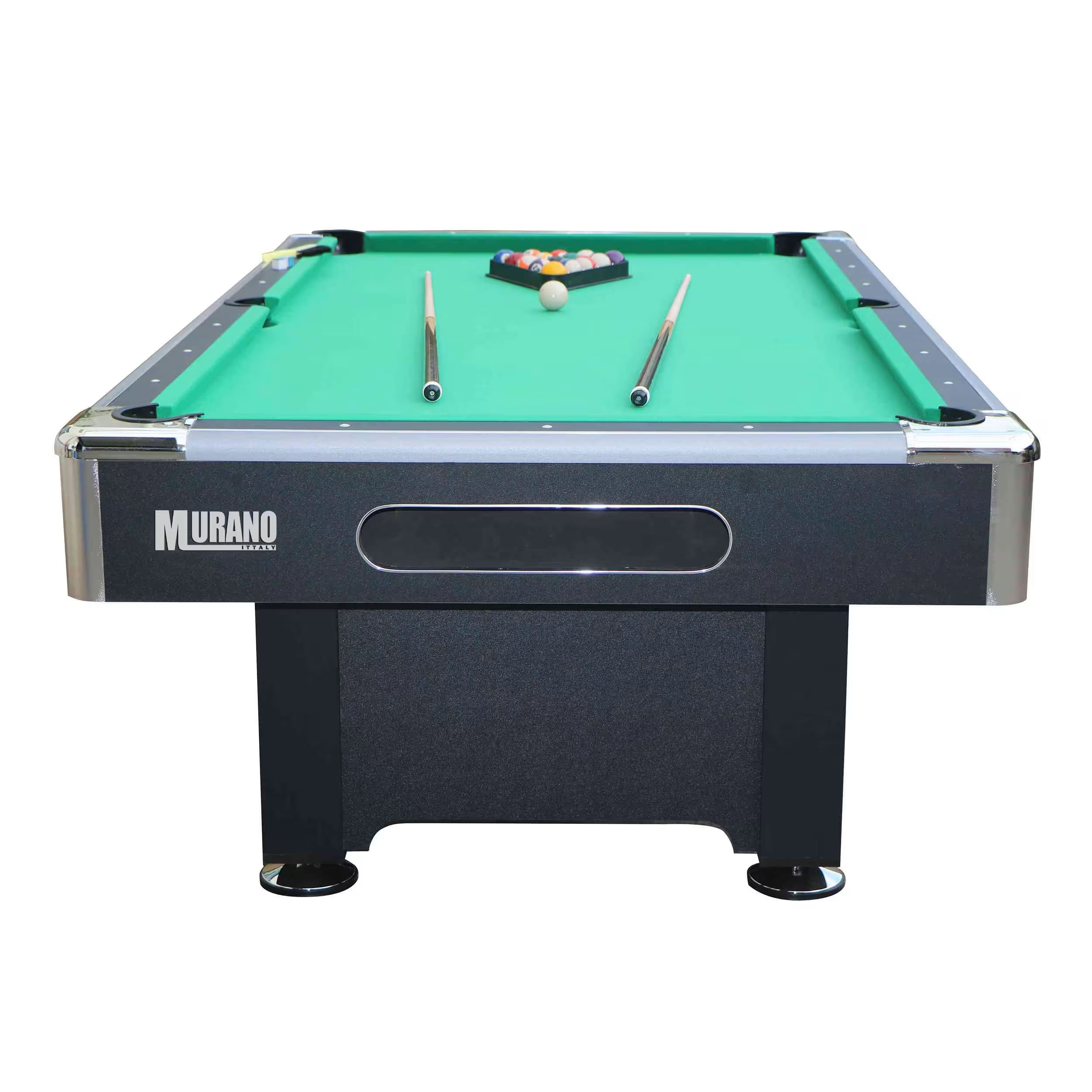 Murano Wooden Pool/Billiard Table, 7 Feet, Green