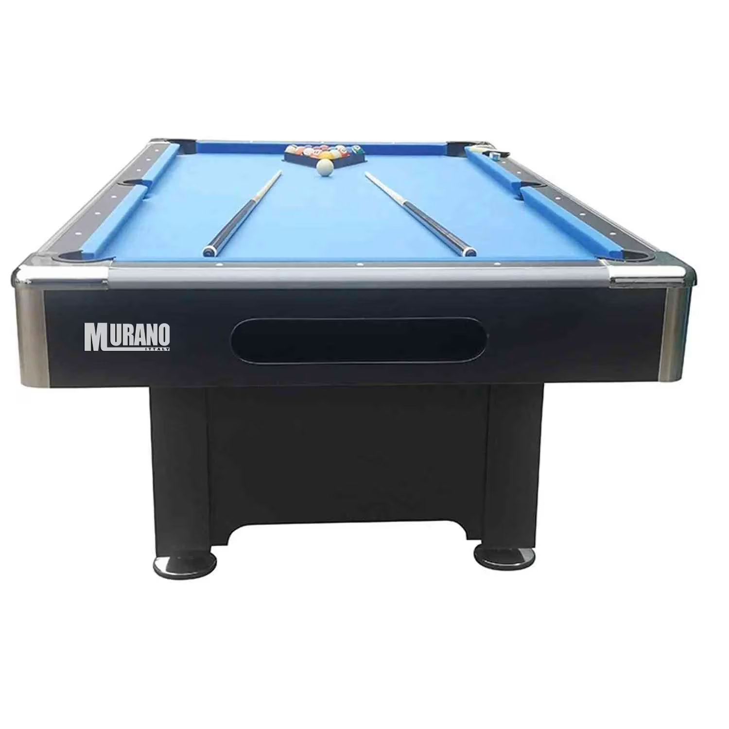 Murano Wooden Pool/Billiard Table, 8 Feet, Blue