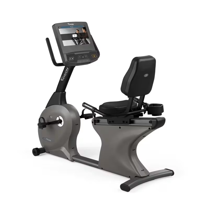 Vision Fitness Recumbent Bike R600E with Touch Screen
