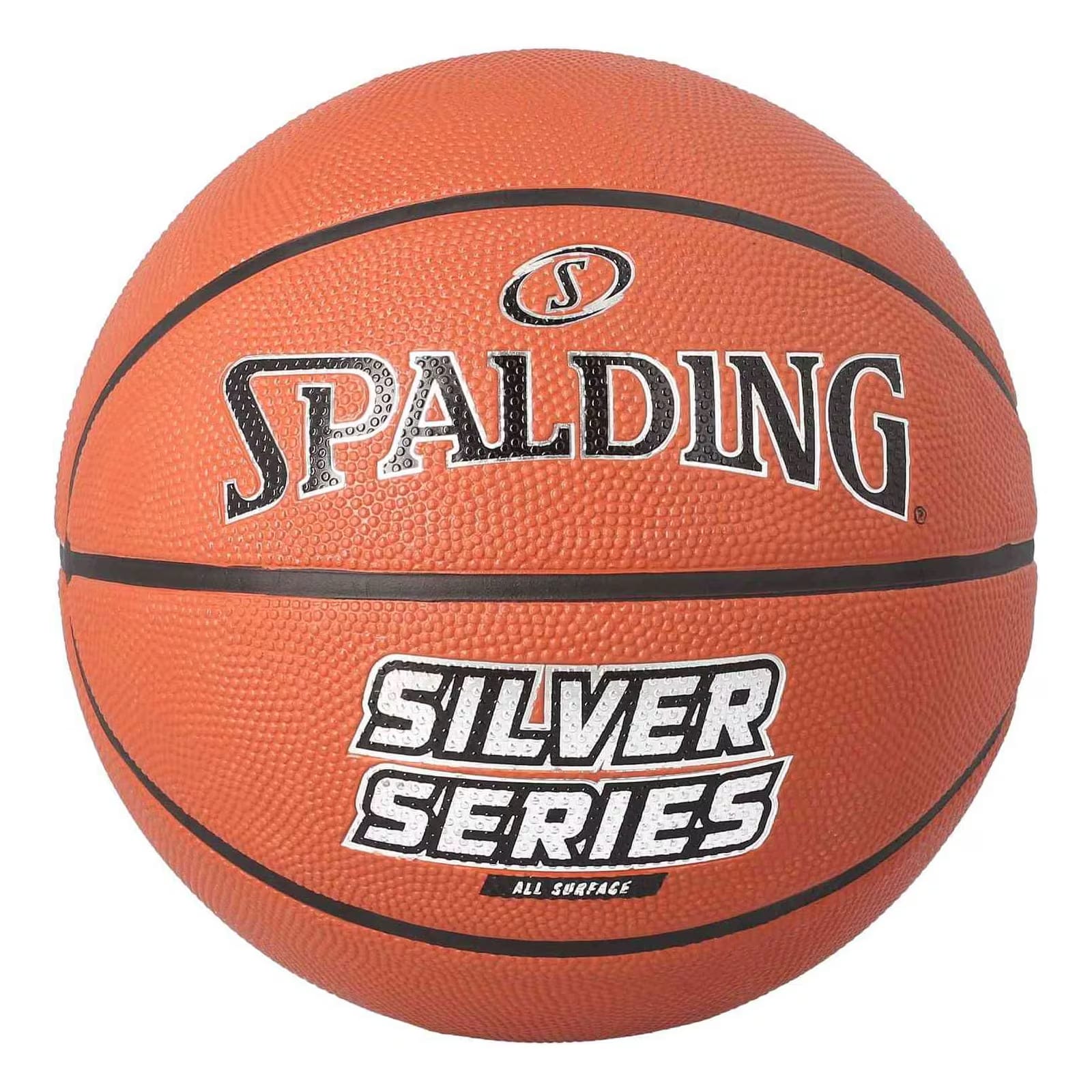 Silver Series Rubber Basketball Size 6