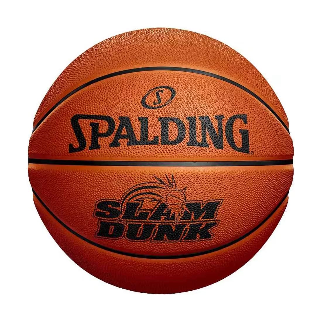 Orange Slam Dunk Rubber Basketball Size 5