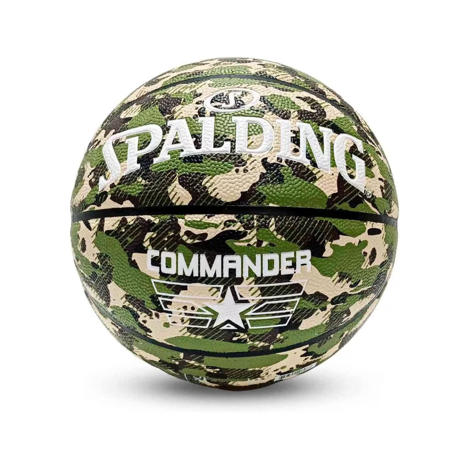 Commander Rubber Basketball Camo Size 7