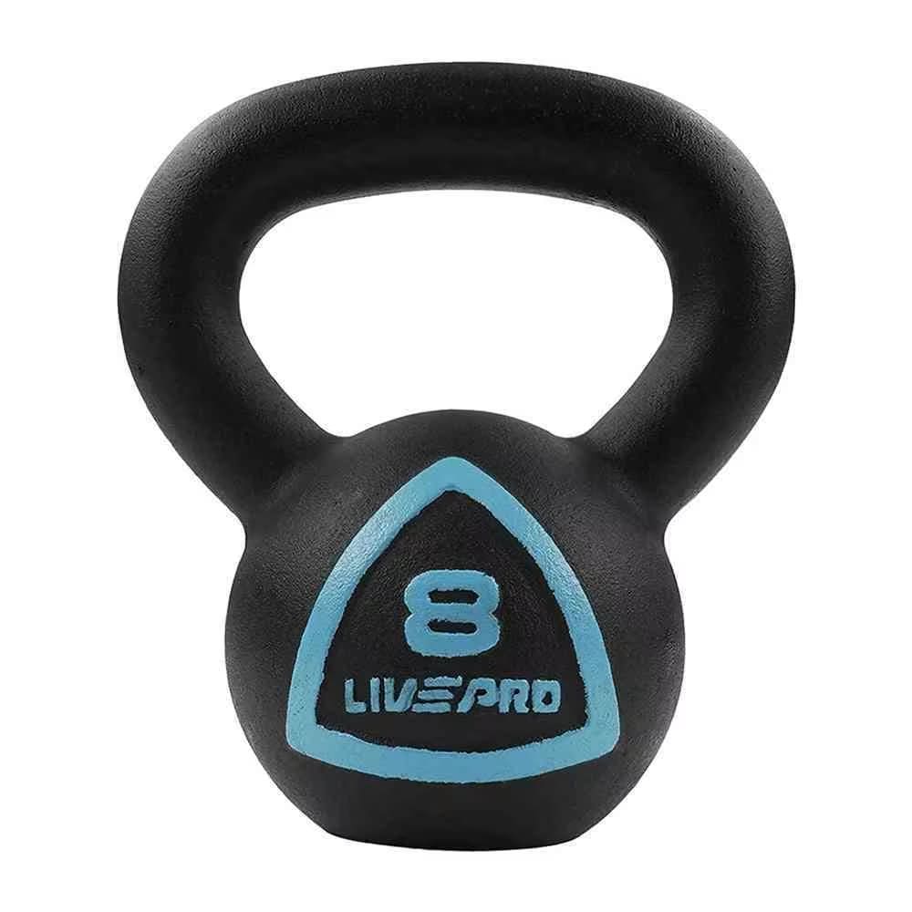 LivePro Cast Iron Kettlebell, 8 Kg