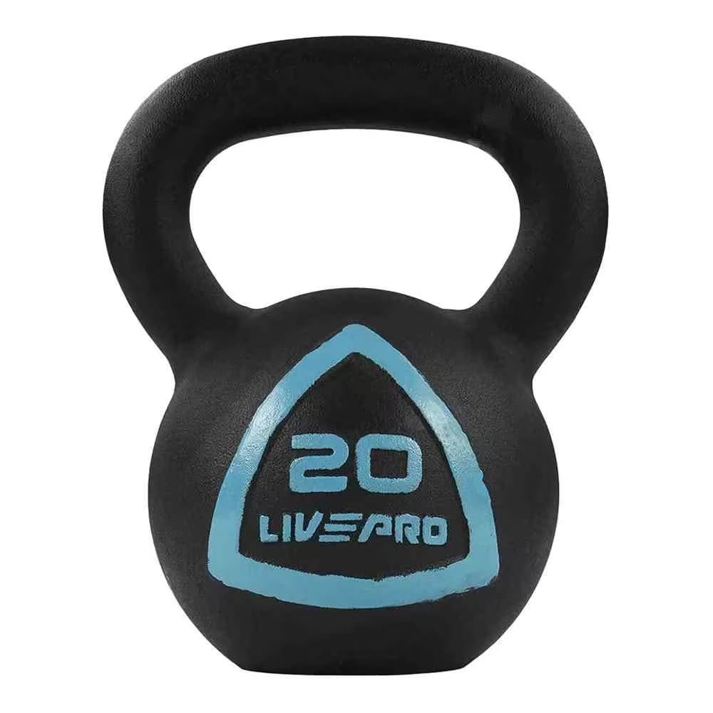 LivePro Cast Iron Kettlebell, 20 Kg