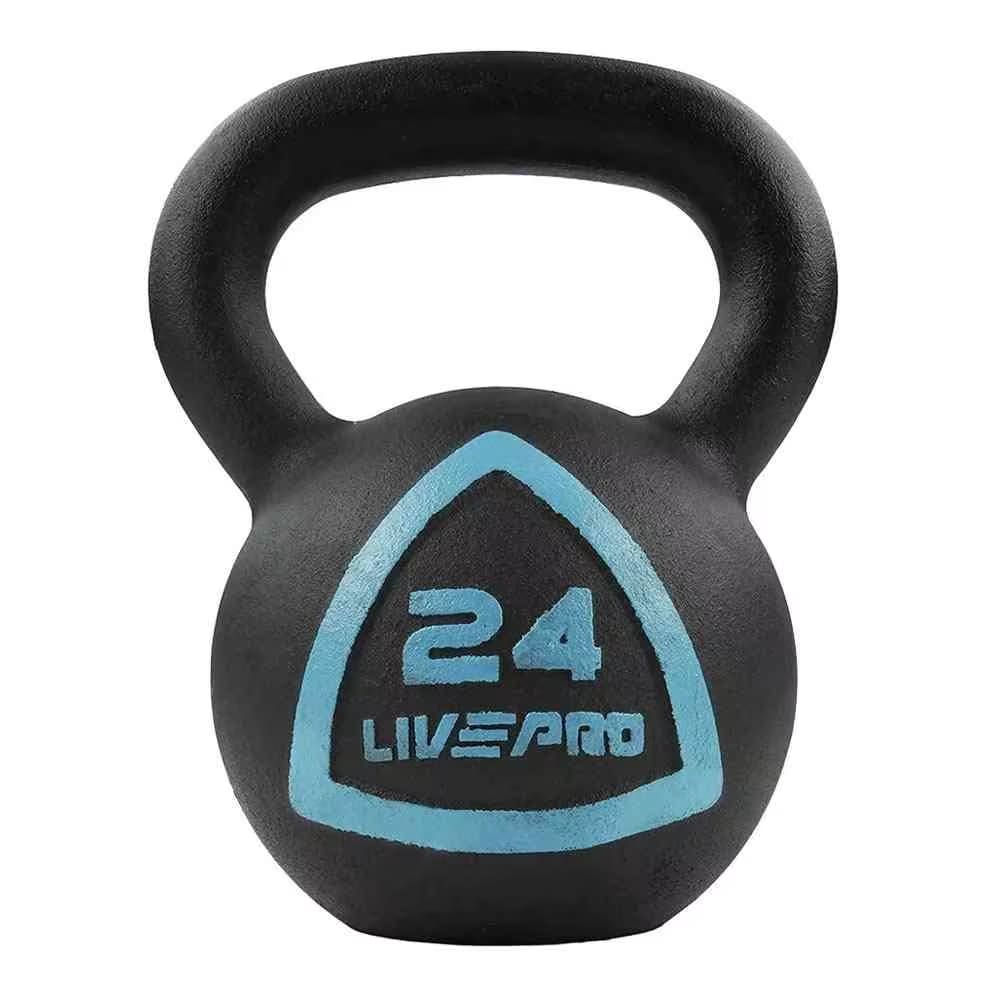 LivePro Cast Iron Kettlebell, 24 Kg