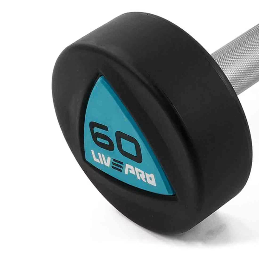 Livepro Urethane Dumbbell Pair 60 Kg