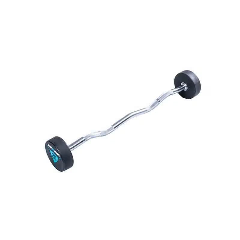 Livepro Urethane Fixed barbell Curl 10 Kg to 30 Kg (5 Piece)