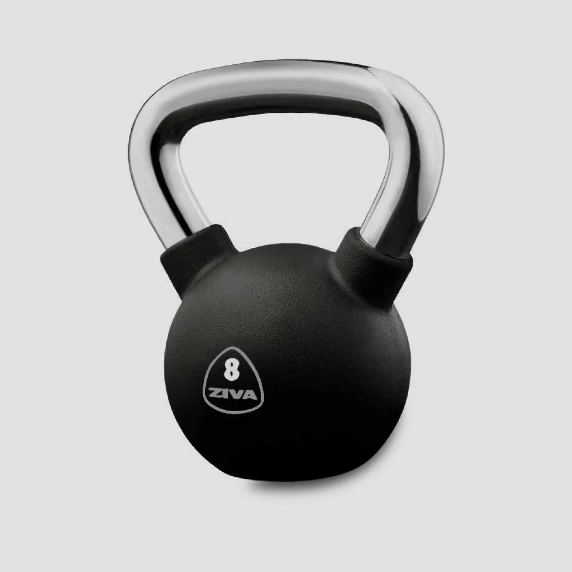 Ziva Performance Virgin Rubber Kettlebell 8 kg