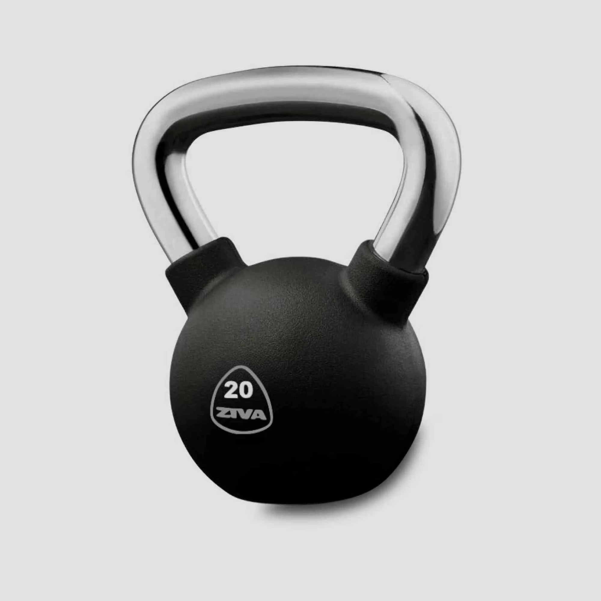 Ziva Performance Virgin Rubber Kettlebell 20 kg 